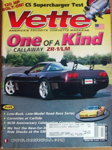 VETTE 2003 FEB - TUNER VETTES & ZR-1s, PILGRIM ON THE Z